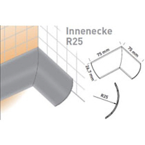 wgz59300001 Gerflor Profile/Schienen Grau Innenecke R25