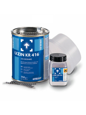 wkr416-750 Uzin Spachtelmasse KR 416 2-K Gießharz inkl....