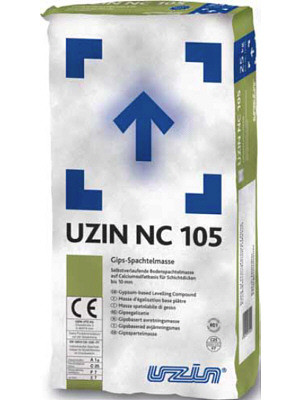 wnc105-25 Uzin Spachtelmasse NC 105 Gipsspachtelmasse