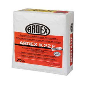 Ardex Spachtelmasse zum Ausgleichen von 3-50 mm in einem Arbeitsgang K22F faserarmierte Spachtelmasse wK22F