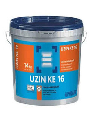 wke16 Uzin Kleber  KE 16 Dispersionsklebstoff für Textil-, PVC- / CV- Beläge und Linoleum