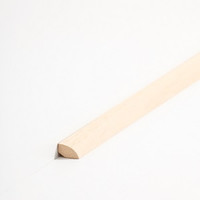 S�dbrock Sockelleisten Viertelstab Roh Massivholz...