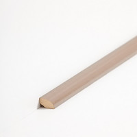 S�dbrock Sockelleisten Viertelstab Hellbraun Massivholz...