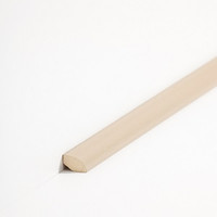 S�dbrock Sockelleisten Viertelstab Beige Massivholz...