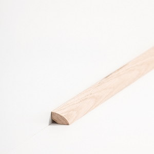 S�dbrock Sockelleisten Viertelstab Eiche roh Massivholz...