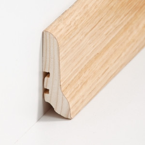 S�dbrock Sockelleisten Holzkern Eiche lackiert...