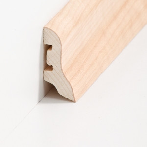 sbs22405 S�dbrock Sockelleisten Holzkern Ahorn lackiert...