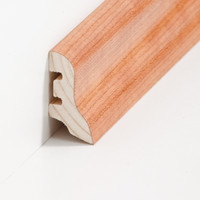 S�dbrock Sockelleisten Holzkern Kirsche lackiert...