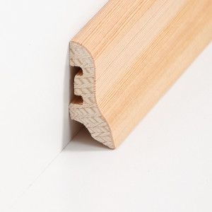 S�dbrock Sockelleisten Holzkern L�rche lackiert...