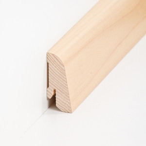S�dbrock Sockelleisten Holzkern Ahorn lackiert...