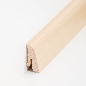 S�dbrock Sockelleisten Holzkern Buche hell lackiert...
