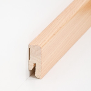 S�dbrock Sockelleisten Holzkern Buche lackiert...