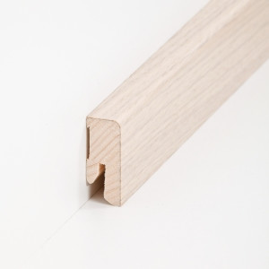 Südbrock Sockelleisten Holzkern Eiche weiß lackiert...