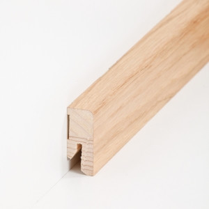 S�dbrock Sockelleisten Holzkern Eiche ge�lt Holz-Fussleiste, Holzkern mit Echtholz furniert sbs1640801