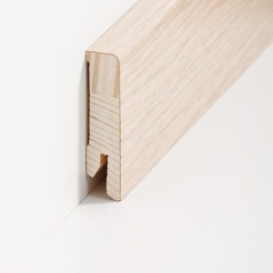 Südbrock Sockelleisten Holzkern Eiche weiß lackiert...