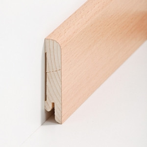 Sdbrock Sockelleisten Holzkern Buche lackiert...