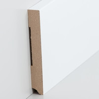 sbs72113110 Südbrock Sockelleisten MDF Weiß Fussleiste,...