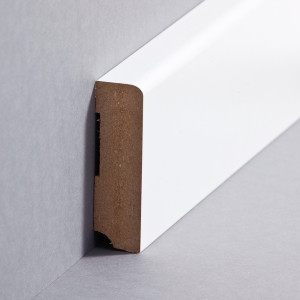 sbs720080 S�dbrock Sockelleisten MDF Wei� Fussleiste,...