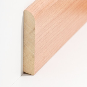 Sdbrock Sockelleisten Holzkern Kirsche Holz-Fussleiste,...
