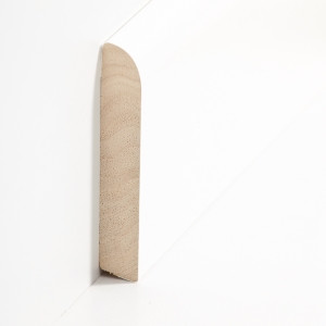 Südbrock Sockelleisten Holzkern Weiß Holz-Fussleiste, mit...