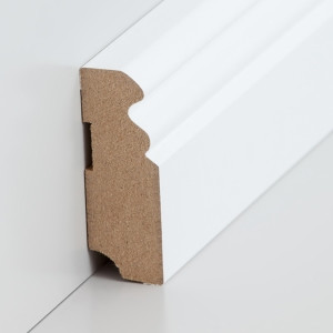 wsbs719058 Südbrock Sockelleisten MDF Weiß Fussleiste,...