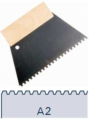 zs1206823 Profilor Werkzeuge Zahnspachtel A2
