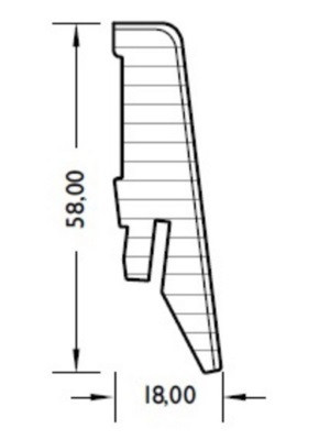 wFOWS10 Joka Sockelleiste weiss uni nur in Verbindung mit Bodenbelag-Bestellung Fussleiste fr zum Joka Laminat und Designbelag