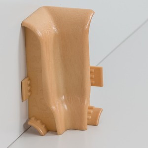 Sdbrock Sockelleisten Ecken Eiche, lieferbar nur in Verbindung mit Sockelleisten Bestellung Innenecke aus Kunststoff fr MDF-Leiste 20 x 60mm