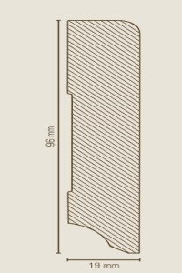 wsbs72009649 Südbrock Sockelleisten MDF Champagner...