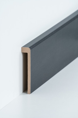 wsbs72096138545 Südbrock Sockelleisten MDF Stahl dunkel...