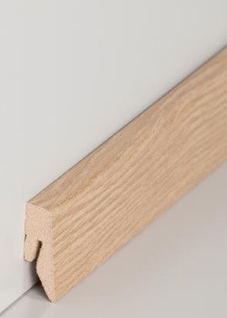 sbs7184016 Sdbrock Sockelleisten MDF Donau Eiche Fussleiste, MDF-Kern mit Dekorfolie ummantelt