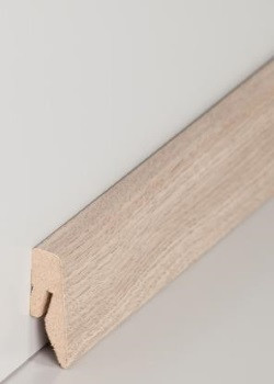 sbs7184019 Sdbrock Sockelleisten MDF Mekong Eiche Fussleiste, MDF-Kern mit Dekorfolie ummantelt