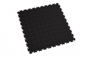 Profilor Eco PVC Klick-Fliesen Black Industrie PVC...