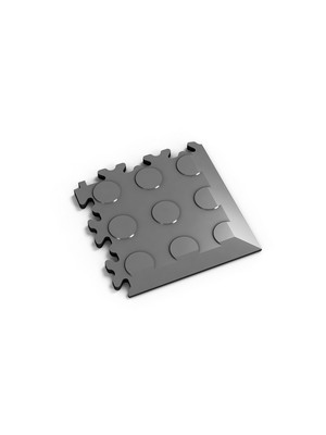 Profilor Ecke Graphite Flitter/Noppe passend zu Profilor PVC Klick-Fliesen Industrie, Light, Eco