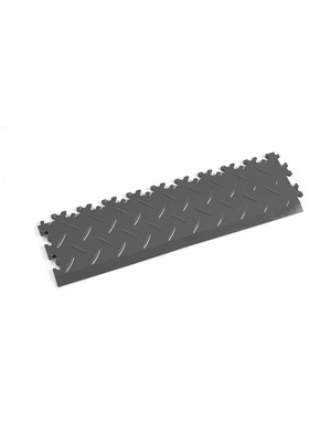 Profilor Auffahrt - Kante Graphite Diamant/Riffelblech passend zu Profilor PVC Klick-Fliesen Industrie, Light, Eco