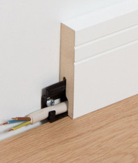 F01DS80 Wineo Sockelleisten wei� uni wei�, f�r Wineo...