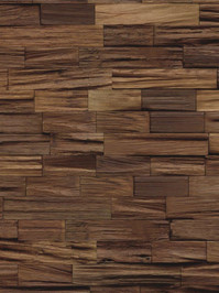 HWZ INDO AXEWOOD Coffee Edelholz Wandverkleidung wIOBCL03CO
