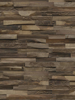 HWZ INDO TEAK ELEGANCE Charred Edelholz Wandverkleidung...