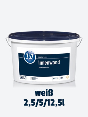 wPro50IN-WEI Profilor Innenwandfarbe Innenwand weiß