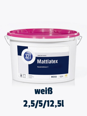 wPro50ML-WEI Profilor Innenwandfarbe Mattlatex weiß