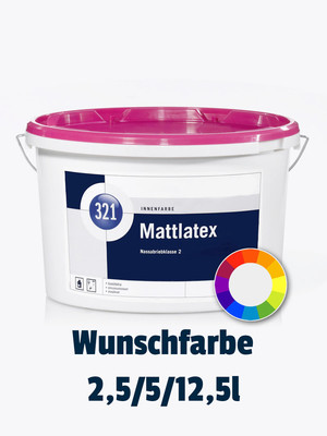 wPro50ML-MIX Profilor Innenwandfarbe Mattlatex Mix