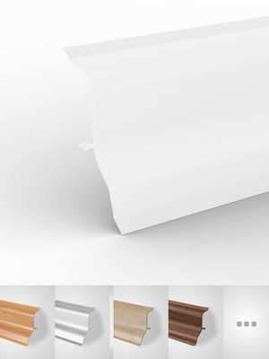 Döllken Dekorprofil DP 48 für System-Sockelleisten SL 48...