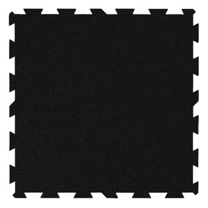 Profilor Fitness Matte schwarz/schwarz-grau 50x50cm / 100x100cm 8mm stark