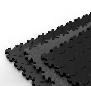 Profilor Eco PVC Klick-Fliesen Black Industrie PVC...